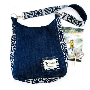 Large Denim Patchwork Bags