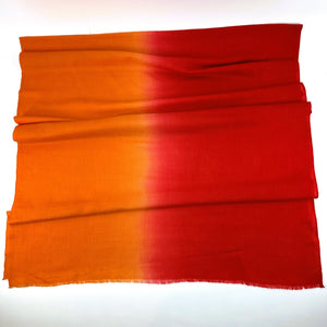 Pashmina Silk Hand Dyed Ombre Woolen Scarves